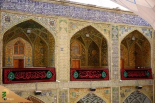 آستان مطهر علوی (ع) سیاهپوش شد 7