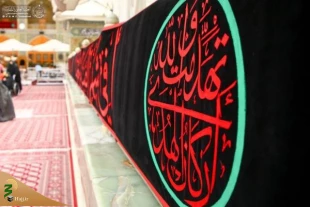 آستان مطهر علوی (ع) سیاهپوش شد 8