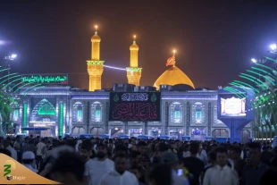 مراسم احیای شب بیست و یکم ماه رمضان در حرم مطهر حضرت ابوالفضل(ع)+عکس 2