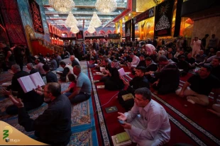 مراسم احیای شب بیست و یکم ماه رمضان در حرم مطهر حضرت ابوالفضل(ع)+عکس 11