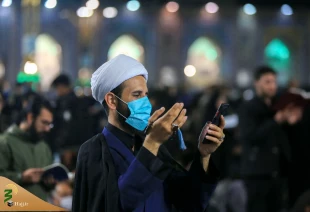 مراسم احیاء شب بیست و سوم ماه رمضان در حرم مطهر رضوی 10