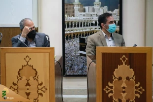 تبادل نظر مسئولان حوزه حج و زیارت برای پیگیری سریعتر امورحج آینده 7