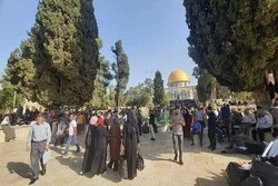 تجمع فلسطینیان در «مسجدالاقصی» به مناسبت روز جهانی قدس 3
