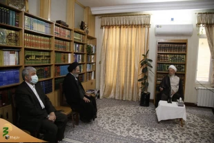 At the meeting of Maraji’ 
Full readiness for dispatching Iranian pilgrims to the land of revelation
 3