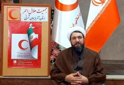 دیدار مسئول دفتر نمایندگی بعثه مقام معظم رهبری  با مدیر عامل هلال احمر استان آذربایجان شرقی 5