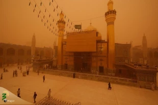 طوفان گرد و غبار در عتبات عالیات 6