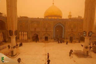 طوفان گرد و غبار در عتبات عالیات 7