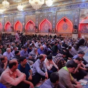 زمزمه دعای کمیل زائران ایرانی در شب شهادت امام صادق ( ع )  7