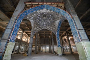 طرح توسعه حرم امام حسین (ع) به مرحله کاشی‌کاری رسید