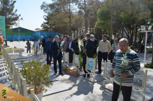 تجدید میثاق کارگزاران حج اصفهان  با شهدا در بزرگداشت هفته حج 4