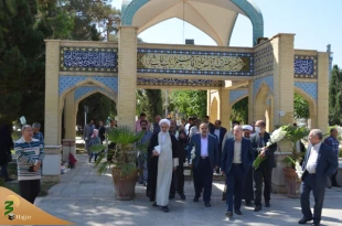 تجدید میثاق کارگزاران حج اصفهان  با شهدا در بزرگداشت هفته حج 6