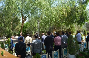 تجدید میثاق کارگزاران حج اصفهان  با شهدا در بزرگداشت هفته حج 9