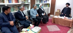 دیدار مسئول دفتر نمایندگی بعثه مقام معظم رهبری در حج و زیارت اردبیل با نماینده ولی فقیه در استان و امام جمعه اردبیل 2