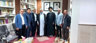 دیدار مسئول دفتر نمایندگی بعثه مقام معظم رهبری در حج و زیارت اردبیل با نماینده ولی فقیه در استان و امام جمعه اردبیل 3