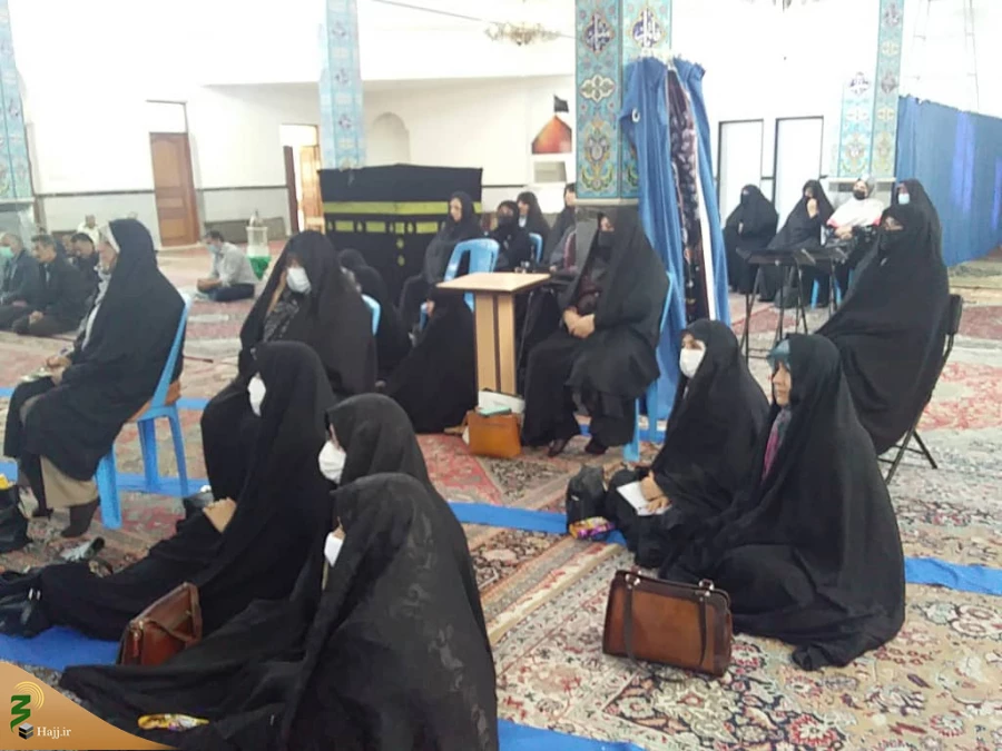 بازدید مسئول دفتر نمایندگی بعثه مقام معظم رهبری در استان اردبیل از روند برگزاری کلاسهای آموزش زائرین حج تمتع استان 8