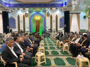 مراسم گرامیداشت سالروز رحلت امام خمینی (‌ره ) در کربلا برگزار شد

