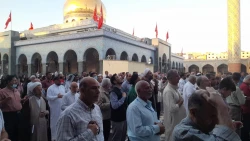 اولین جلسه جامع زائران ایرانی در صحن حرم حضرت زینب (س) 4