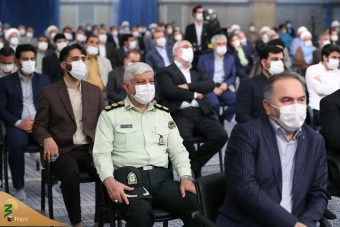 دیدار کارگزاران حج با با حضرت آیت‌الله خامنه‌ای رهبر انقلاب اسلامی
 10