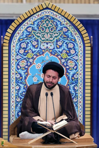 دیدار کارگزاران حج با با حضرت آیت‌الله خامنه‌ای رهبر انقلاب اسلامی
 12