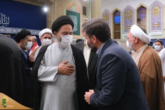 دیدار کارگزاران حج با با حضرت آیت‌الله خامنه‌ای رهبر انقلاب اسلامی
 51