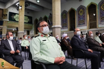 دیدار کارگزاران حج با با حضرت آیت‌الله خامنه‌ای رهبر انقلاب اسلامی
 26