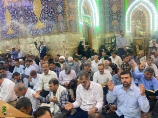 همزمان با ولادت امام رضا (ع)
مراسم دعای کمیل در کربلای معلی برگزار شد  2