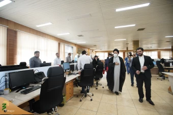 بازدید حجت الاسلام نواب از خبرگزاری ایرنا 1
