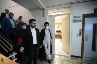 بازدید حجت الاسلام نواب از خبرگزاری ایرنا 4
