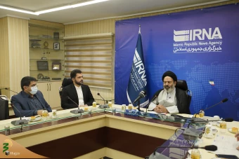 بازدید حجت الاسلام نواب از خبرگزاری ایرنا 16 