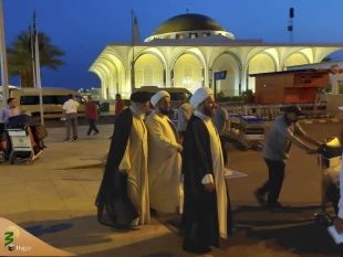 ورود نمایندگان دفاتر آیات عظام و مراجع عظام تقلید به شهر پیامبر(ص) 3