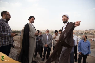 زیارت دوره مسئولان حج و زیارت و بعثه مقام معظم رهبری در مدینه 3