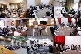دیدارمسئولان حوزه حج و زیارت  با نمایندگان دفاتر مراجع عظام تقلید درمدینه منوره 2