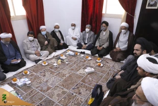 دیدارمسئولان حوزه حج و زیارت  با نمایندگان دفاتر مراجع عظام تقلید درمدینه منوره 7