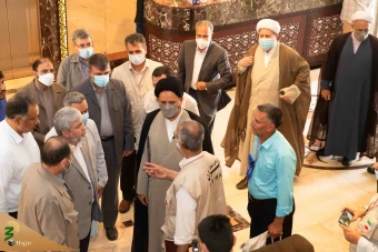 بازدید جانشین نماینده ولی فقیه از هتل های زائران ایرانی در مدینه منوره 2