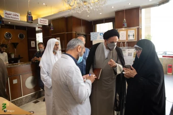بازدید جانشین نماینده ولی فقیه از هتل های زائران ایرانی در مدینه منوره 7