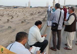 گزارشی از حال و هوای امسال مسجدالنبی(ص)/ از صف شلوغ روضه رضوان تا خلوتی نسبی بازار 8