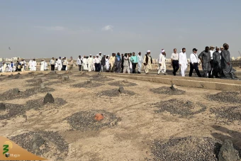 حال‌وهوای قبرستان بقیع در ایام حج تمتع ۱۴۰۱ 22