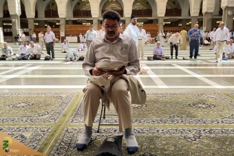 حال‌وهوای مسجد قبا در ایام حج تمتع ۱۴۰۱ 6