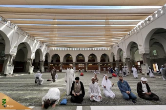 حال‌وهوای مسجد قبا در ایام حج تمتع ۱۴۰۱ 18