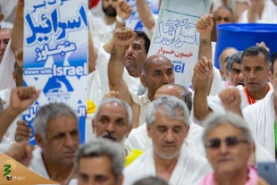 جلوه های مراسم برائت از مشترکین در عرفات 3