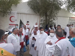 سرپرست حجاج ایرانی از مرکز پزشکی در عرفات بازدید کرد 2