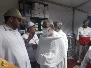 سرپرست حجاج ایرانی از مرکز پزشکی در عرفات بازدید کرد 7