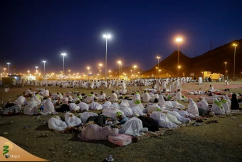 بیتوته زوار بیت‌الله‌الحرام در مشعر‌الحرام 3