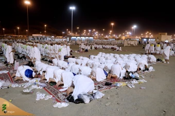 بیتوته زوار بیت‌الله‌الحرام در مشعر‌الحرام 16