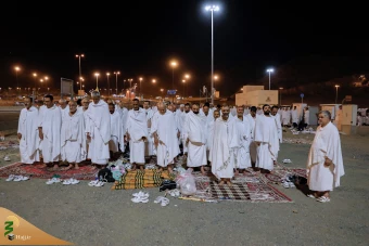 بیتوته زوار بیت‌الله‌الحرام در مشعر‌الحرام 17