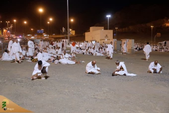 بیتوته زوار بیت‌الله‌الحرام در مشعر‌الحرام 18