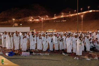 بیتوته زوار بیت‌الله‌الحرام در مشعر‌الحرام 13