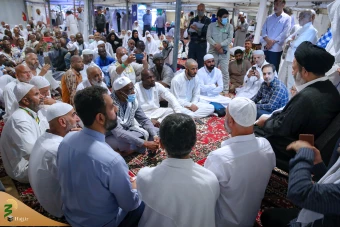 دیدار صمیمانه سرپرست حجاج ایرانی با حجاج کشورهای خارجی 18