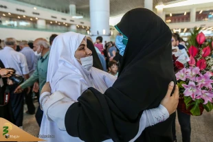 نخستین کاروان حجاج به کشور بازگشتند 4