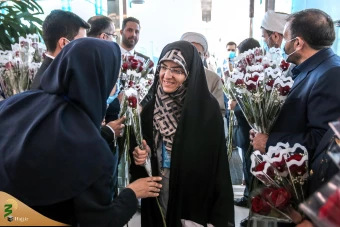 بازگشت اولین کاروان زائران بیت الله الحرام به کشور 5